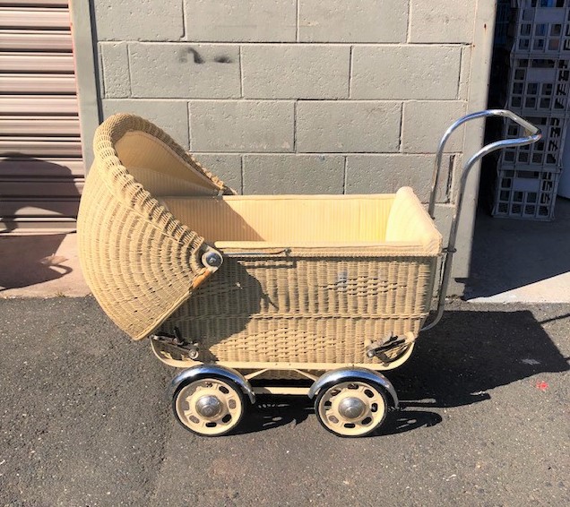 PRAM, Vintage Yellow Cream 1950s